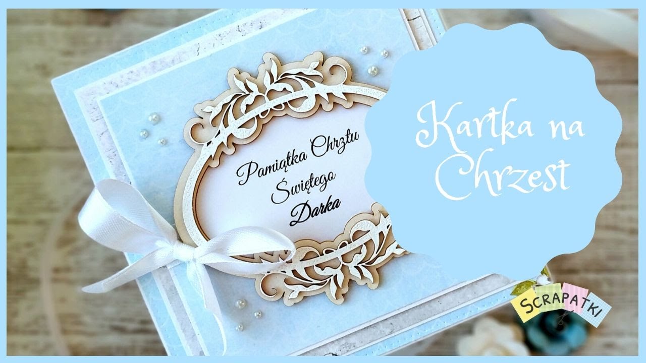 Kartka na Chrzest Święty | A card tutorial