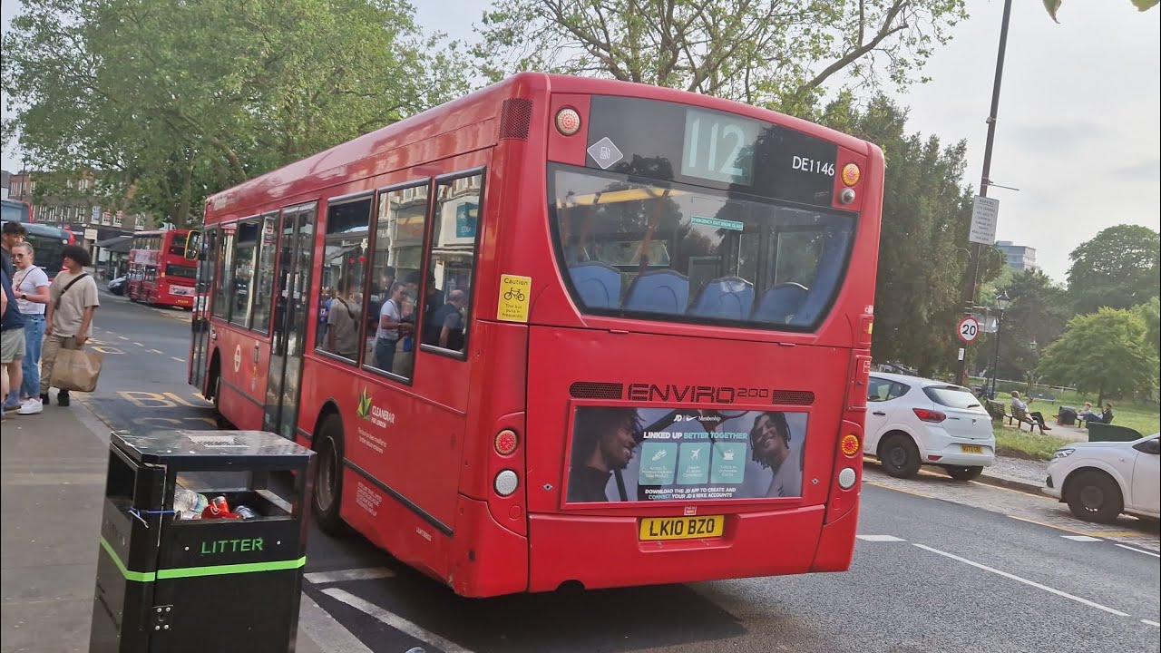 *Kickdown, Nice Axles & No Rear Door Buzzer* Metroline DE1146 LK10BZO Bus Route 112