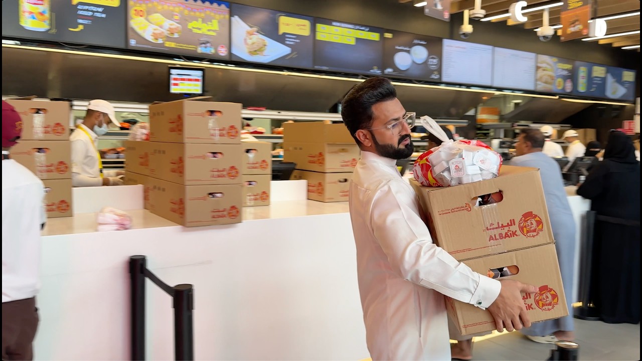 100 ALBAIK Meals & AJWA Dates Surprise IFTAR Volunteers in Makkah!