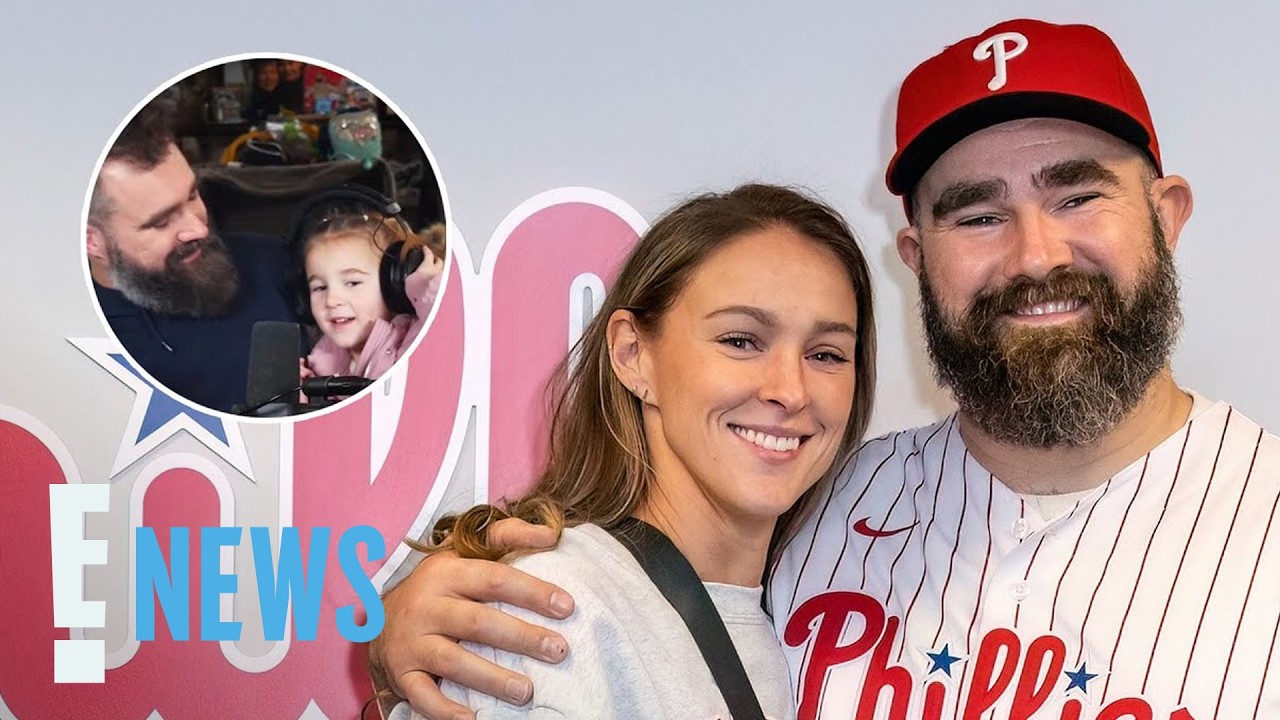 Jason Kelce's Daughter Adorably Crashes New Heights Podcast | E! News