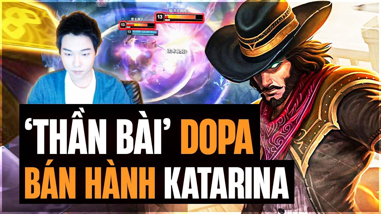 SÁT THỦ KATARINA PHẢI ĂN CHAY VÌ KHÔNG THỂ HẠ GỤC TWISTED FATE TRONG TAY DOPA VỚI LỐI CHƠI SIÊU KỸ