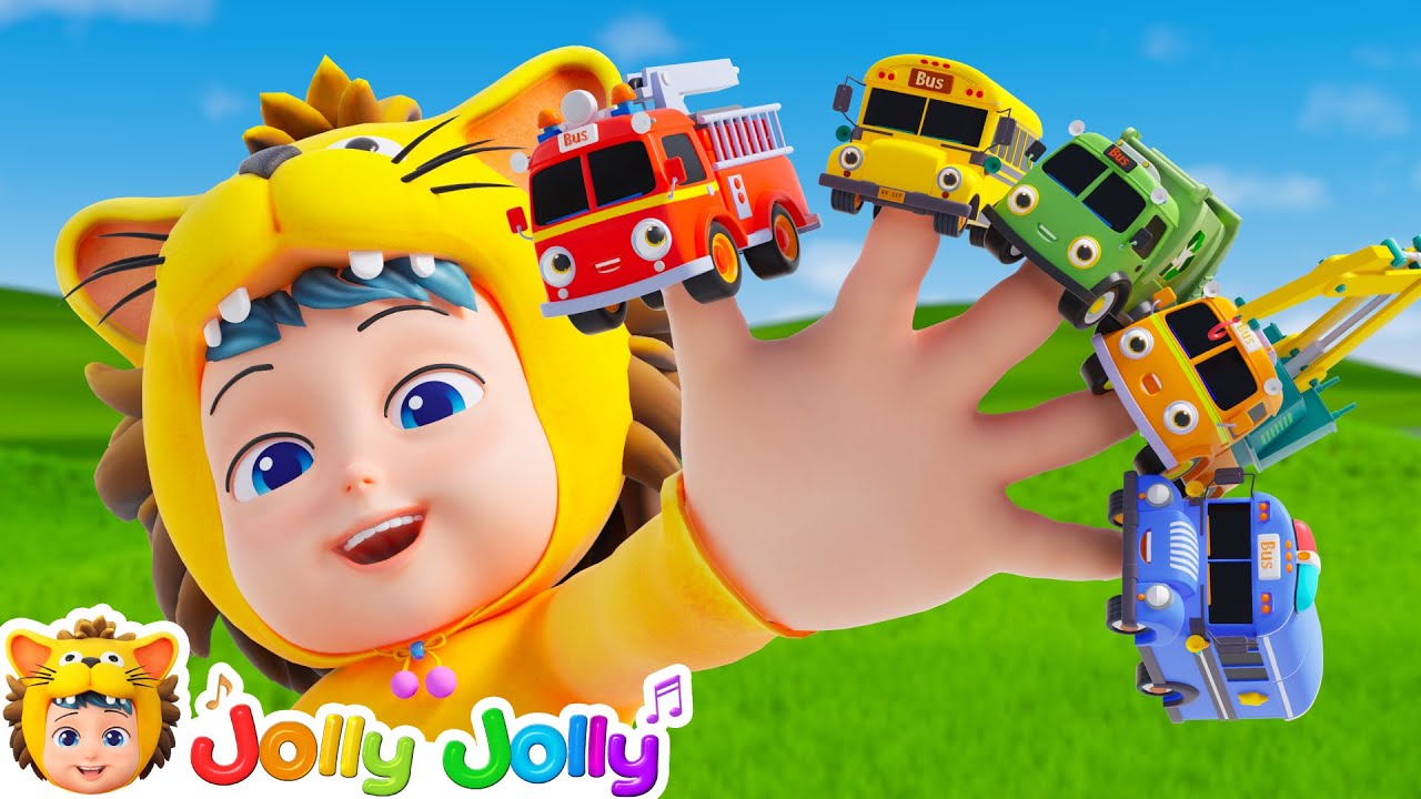 Bus Finger | Wheels On The Bus, Are You Sleeping? + More Fun Song | Jolly Jolly - Nursery Rhymes