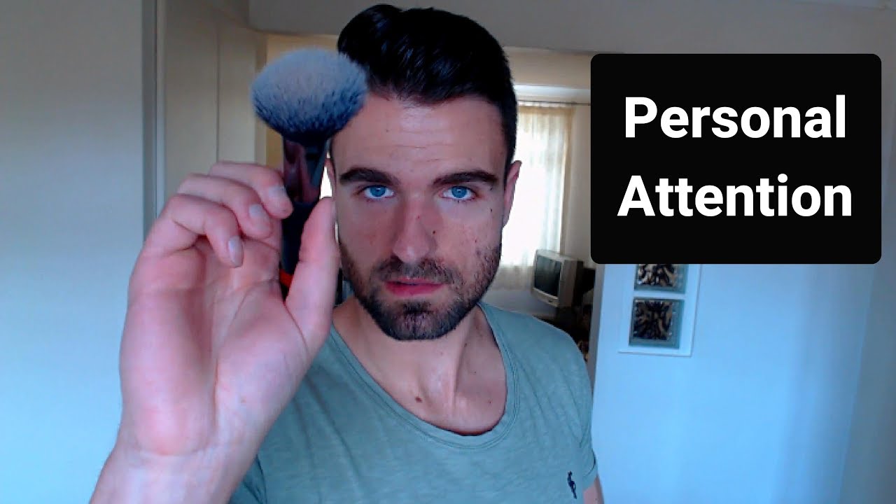 ASMR Personal Attention (Face Brushing, Hand Movements, Whispering +)