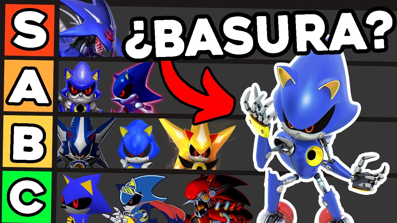 Clasifiqu&eacute; TODAS las VERSIONES de Metal Sonic