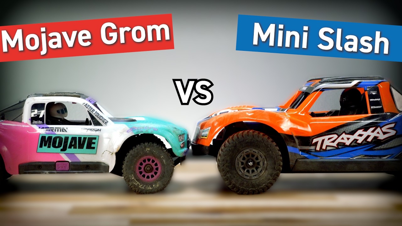 Arrma Mojave Grom 223S BLX vs Traxxas Mini Slash Brushless