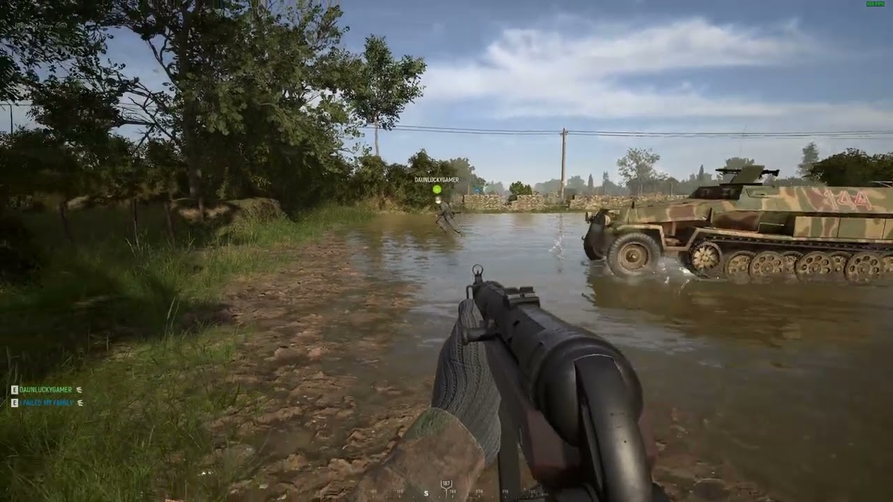 Man is faster than halftrack Hell Let Loose