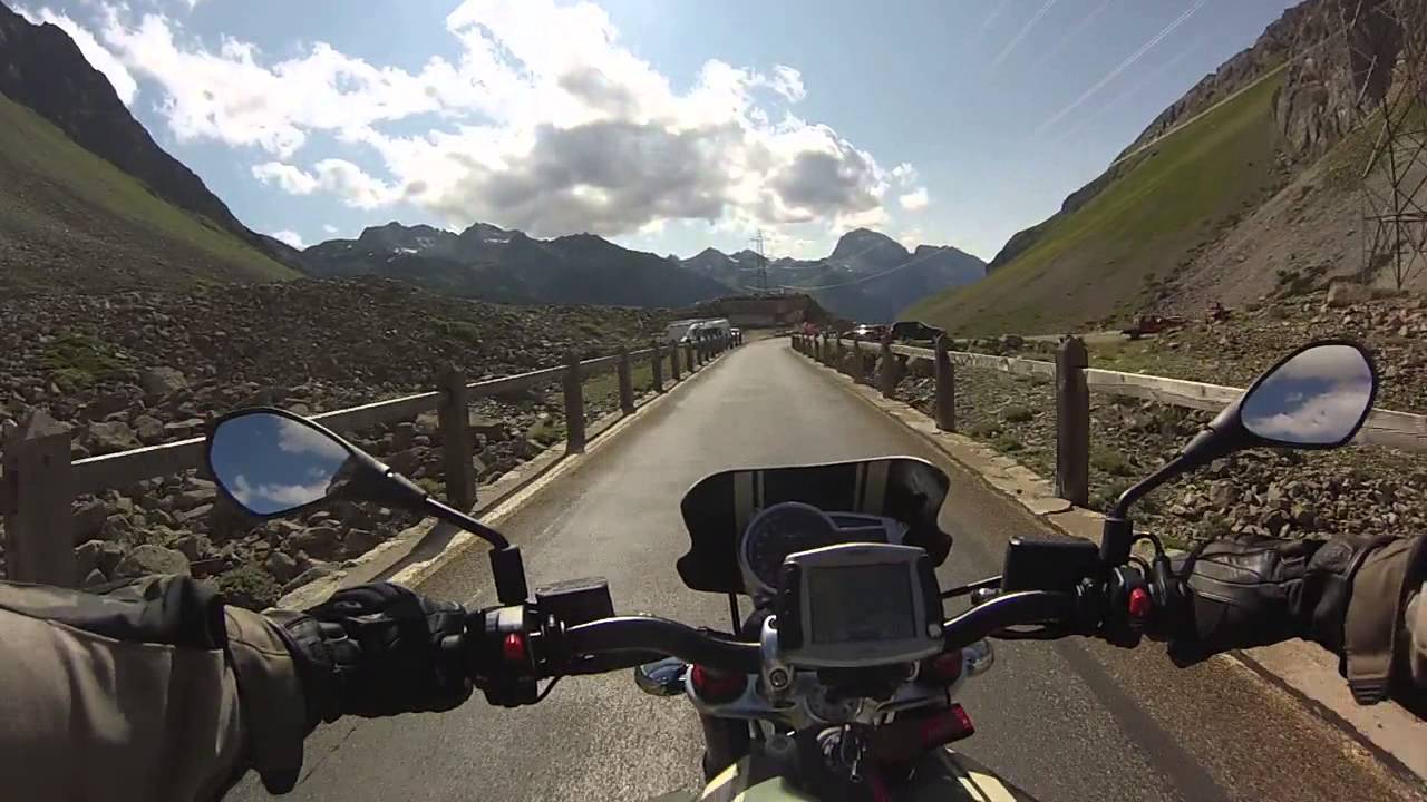 Moto Guzzi Griso 8V SE, Albulapass von La Punt nach Bergün