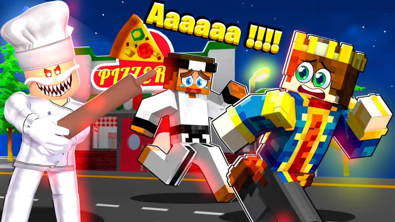 PAPA PIZZA TRAPPED US IN HORROR PIZZA SHOP 😱 | Roblox