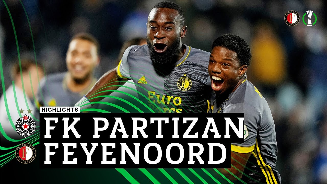 FIVE goals in the FIRST leg 🤯 | Highlights FK Partizan - Feyenoord | UECL 2021-2022