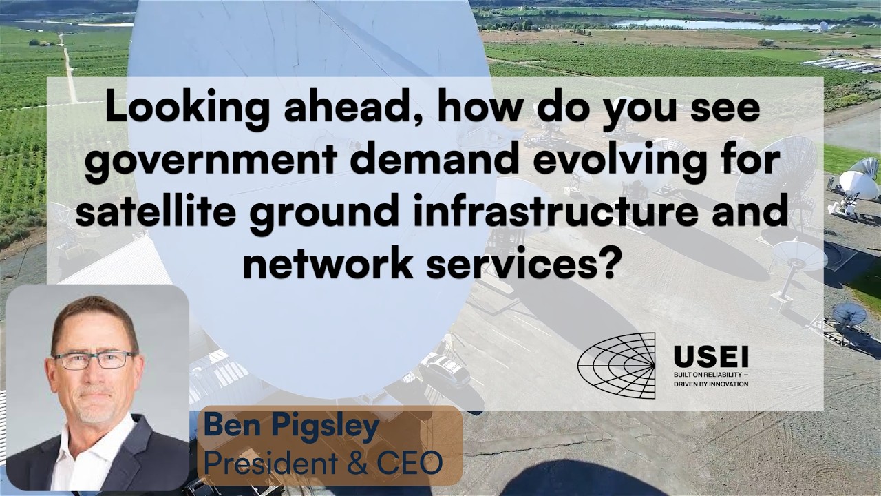 Ben Pigsley, President & CEO, USEI - Future Government Needs