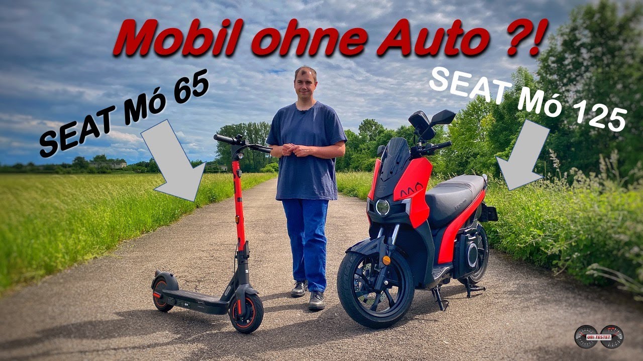 Mobil ohne Auto?! Wie geht das? SEAT Mó 65 vs SEAT Mó 125 | Kickscooter oder E-Roller?! Test