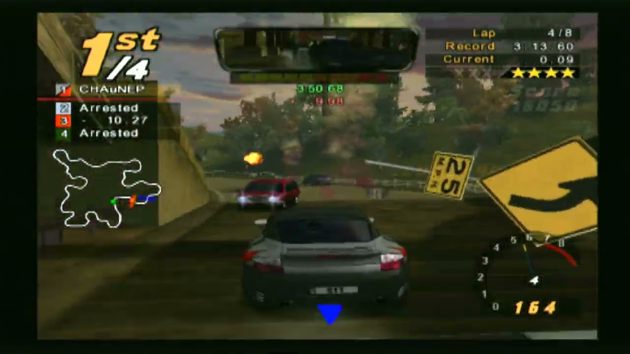 Need for Speed: Hot Pursuit 2, 8Laps Fall Winds II - Porsche 911 Turbo:NFS