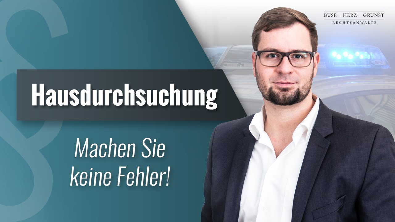 Hausdurchsuchung - Tipps vom Strafverteidiger und Fachanwalt f&uuml;r Strafrecht aus Berlin
