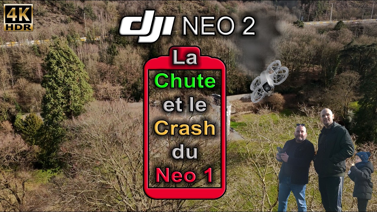 Dji Neo 2 la chute et le crash du Neo 1 !!!
