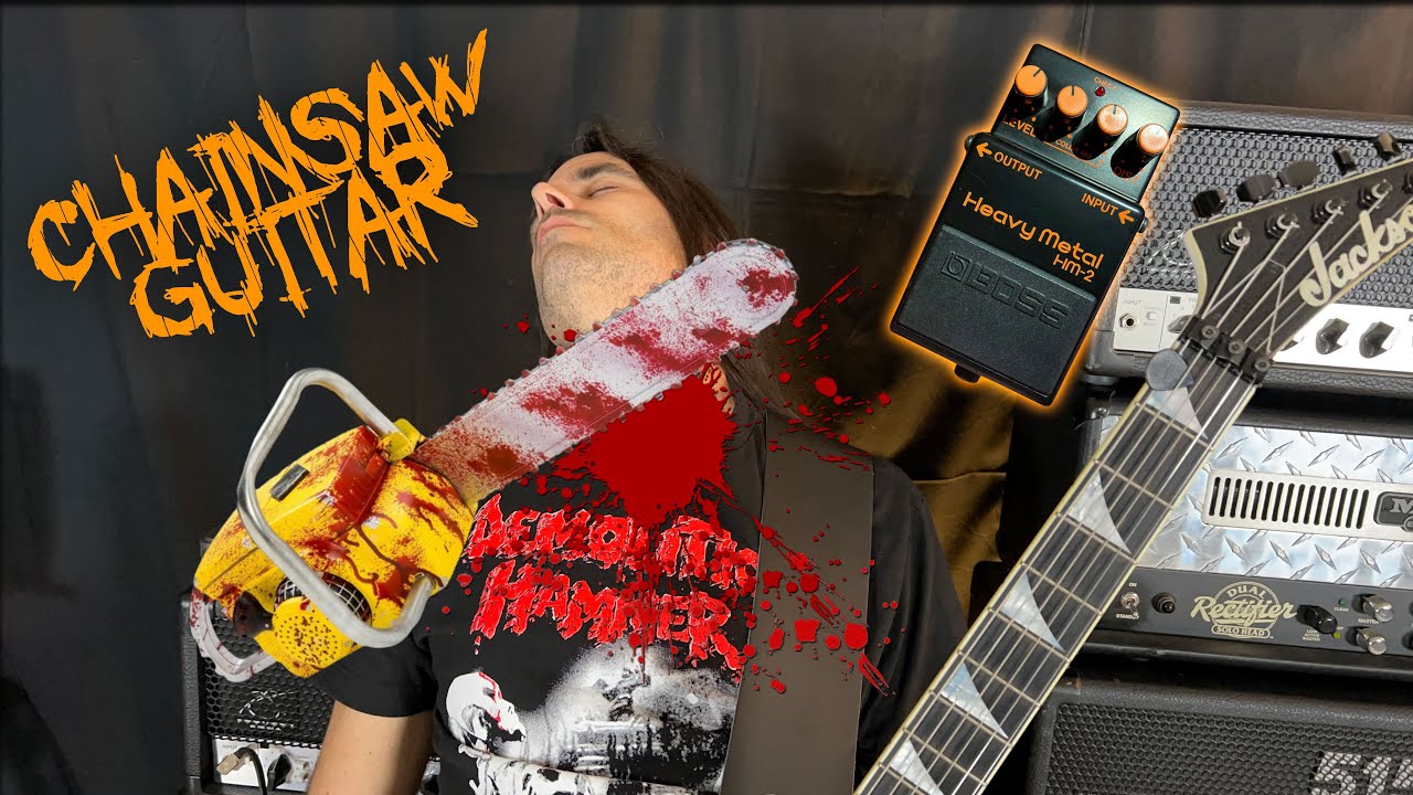 Boss HM-2 | My First Time Using It | Chainsaw Guitar