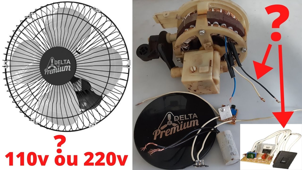 ventilador delta premium | Como identificar os fios, testar, eliminar a placa e fazer ligação direta