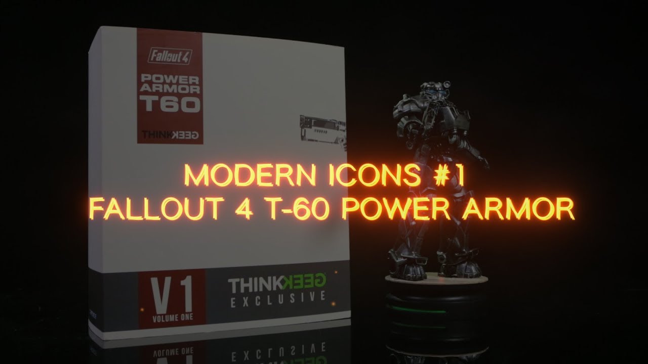 Modern Icons #1 - Fallout 4 T-60 Power Armor Statue from ThinkGeek