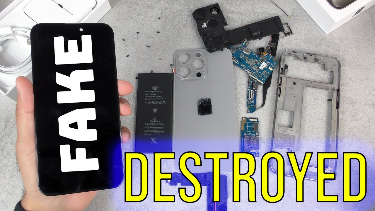 FAKE Goophone 15 Pro Max: TEARDOWN & DESTROYED!!!!