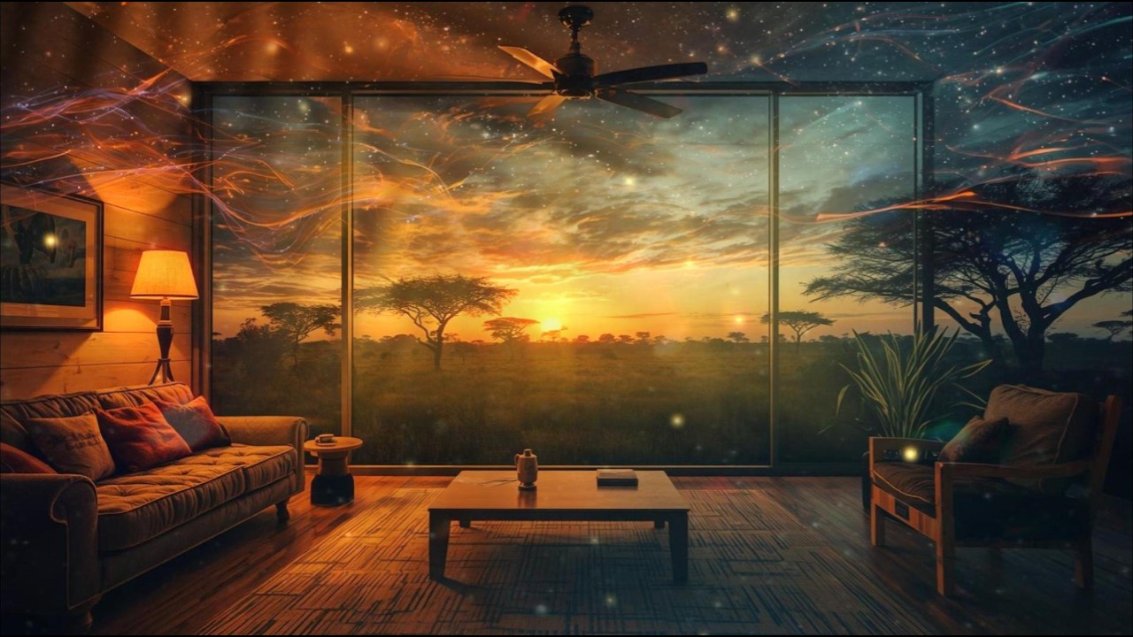 Sunset African Soul 🌿 | Warm Vocals & Soft Kora for Evening Relaxation
