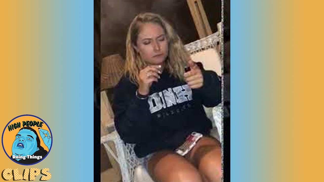 Girl Swallows a Joint | High People Doing Things
