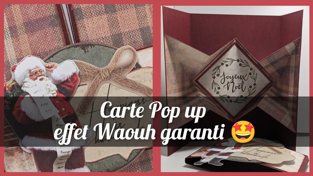 🎅 Tuto - Carte Pop up - #action 🎄