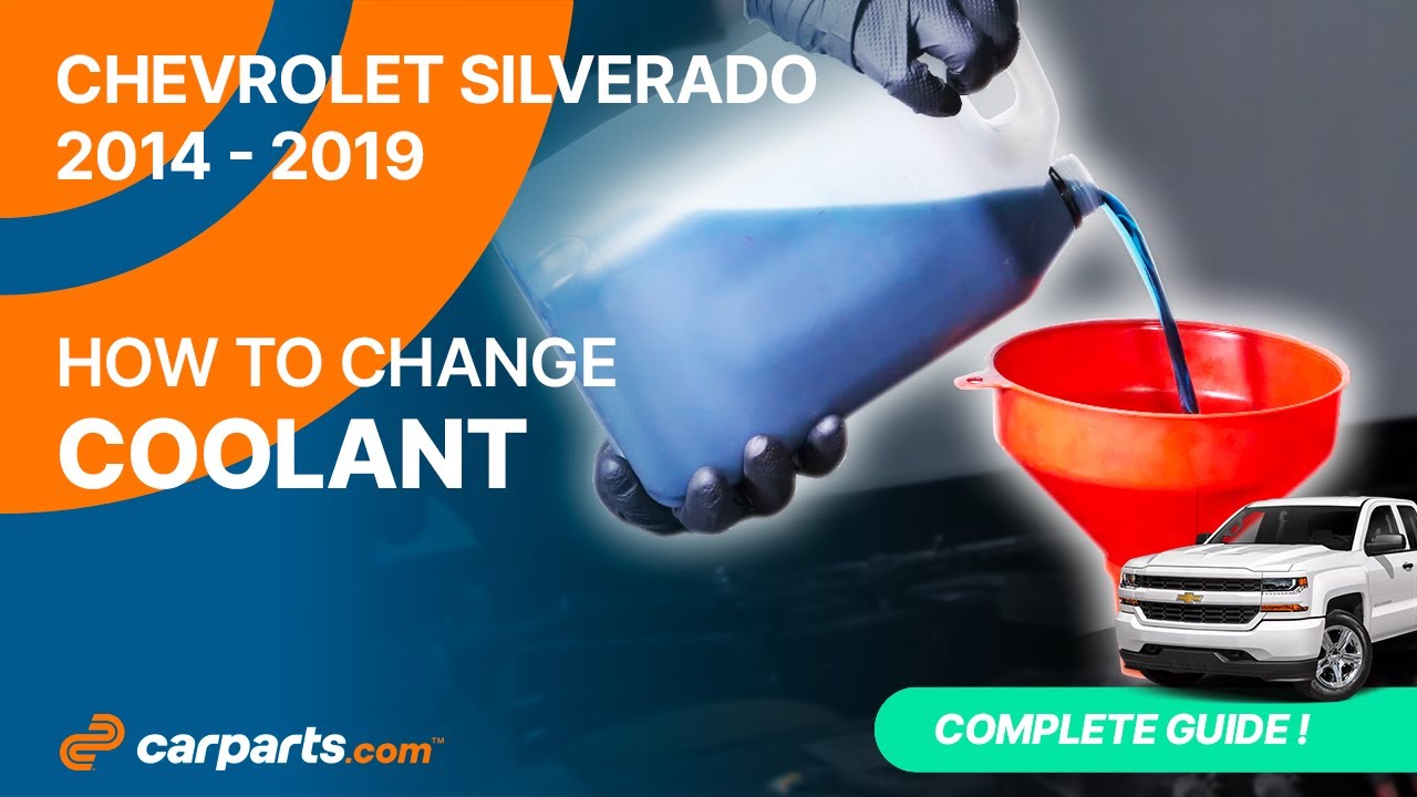 How to change the Coolant 2014 - 2019 5.3 Chevrolet Silverado ❄️