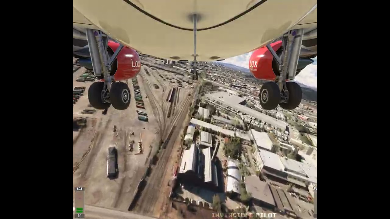Amazing Landing At Los Angeles International Airport