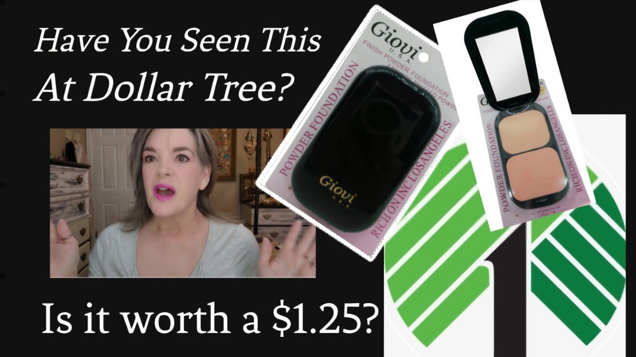 I Tried the Giovi Powder Foundation from the Dollar Tree Beauty Aisle!!
