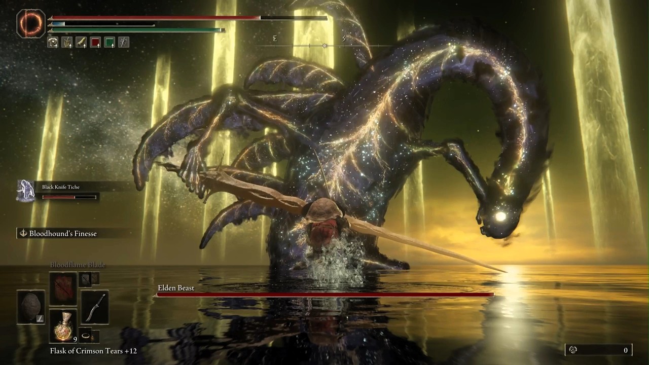 Elden Ring Bossfight Radagon & Elden Beast melee NG+4