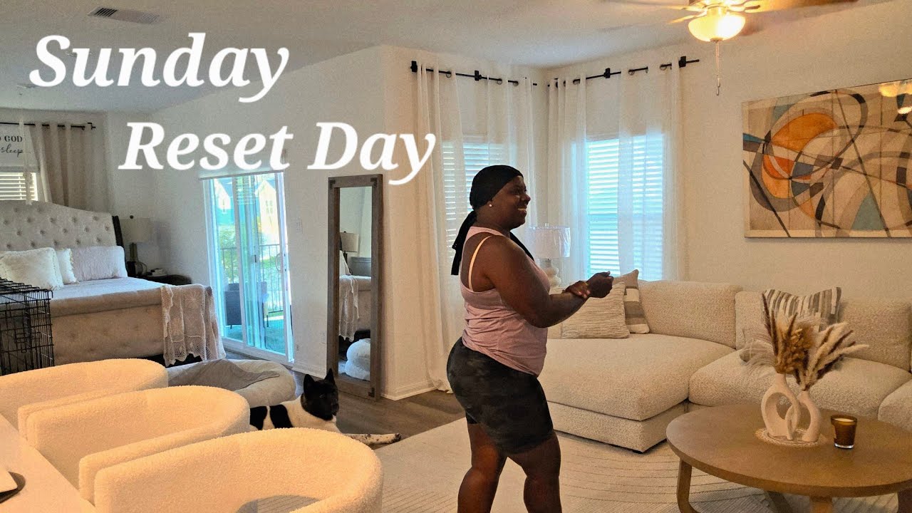 STUDIO APARTMENT: peaceful Sunday reset! living in a luxury, cozy 700 sq. ft. apartment! Ep. 62
