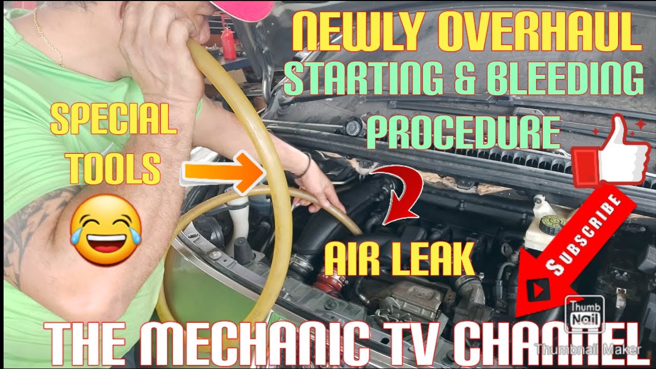 STARTING & BLEEDING COOLING SYSTEM PROCEDURE NEWLY OVERHAUL/ PEUGEOT 3008/BASIC INFO