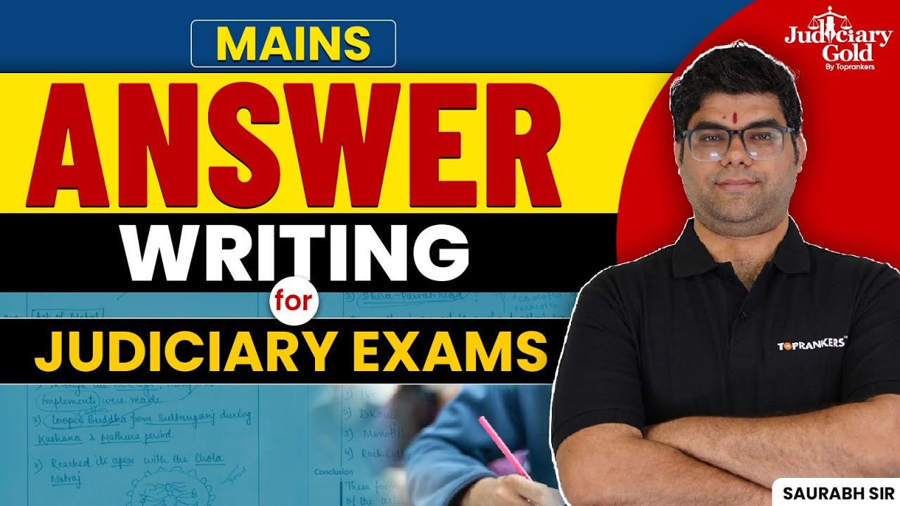 How to write a Mains Answer for Judiciary? | Judiciary Mains Answer Writing