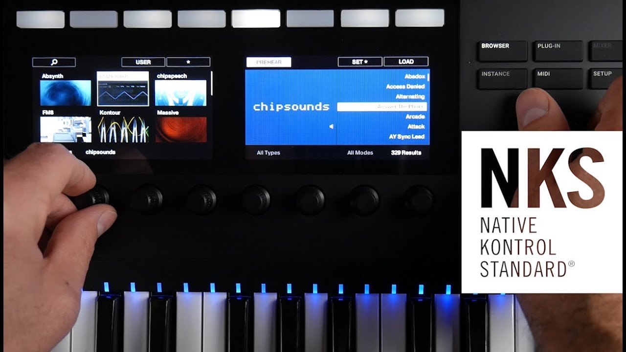 Walkthough: NKS-ready chipsounds/chipspeech on Komplete Kontrol MK2