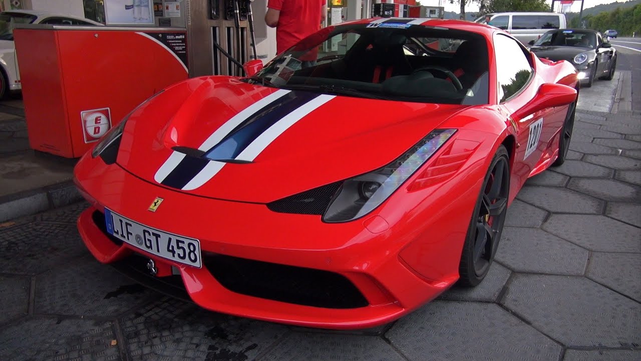 Ferrari 458 Speciale - Engine Start + Loud Acceleration!