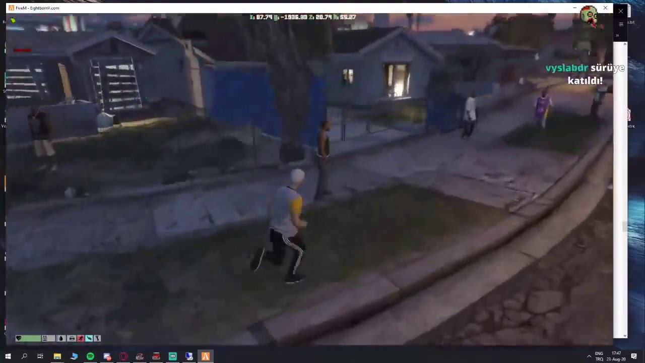 EightbornV - YENİ NPC GANG SİSTEMİ ! - SİLAHLI GANG NPCLER !! EightbornV Developer Utkuali