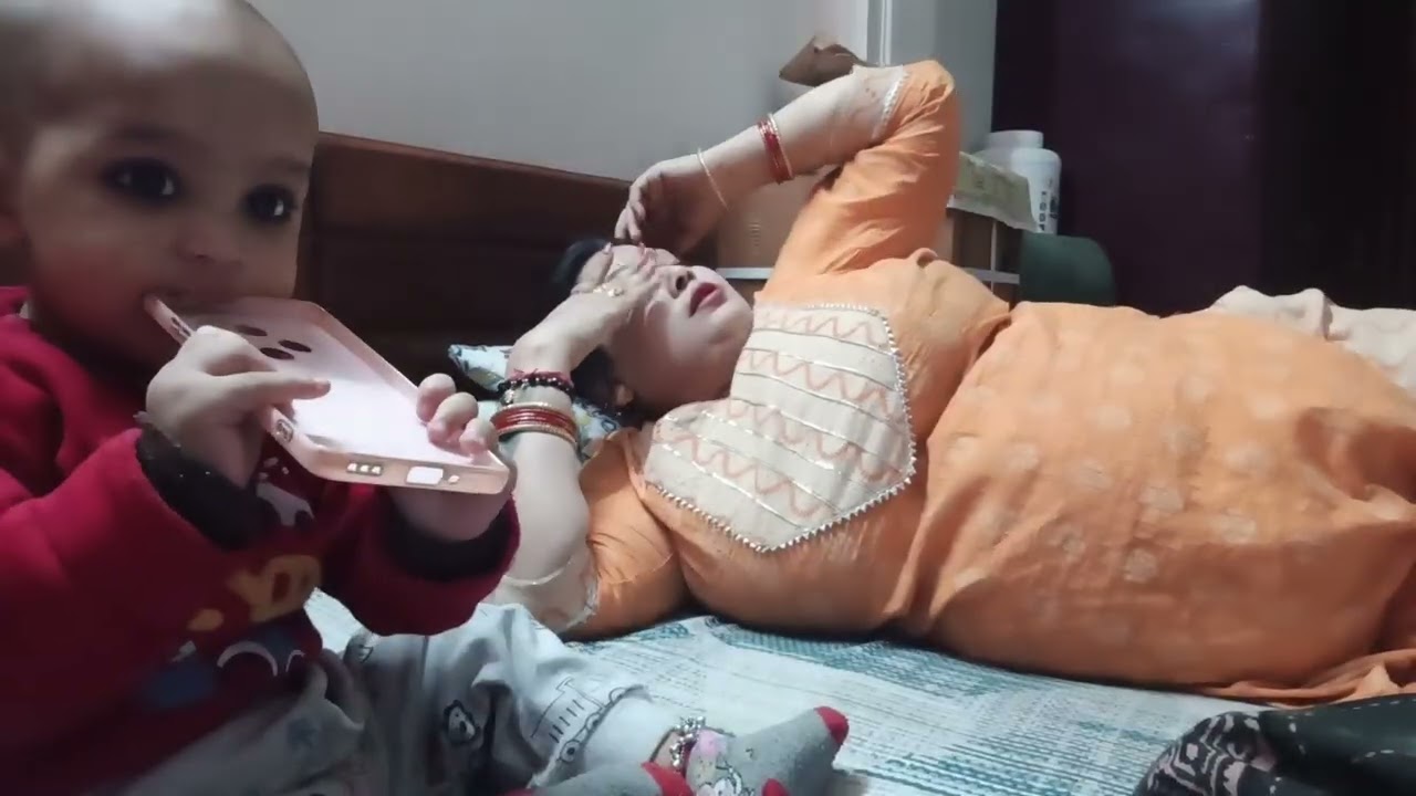 #cute baby#Dadi poti ki best jodi#gusse mein Yashvi ne ukhad diye mummy ke bal 🥺🙏🫂