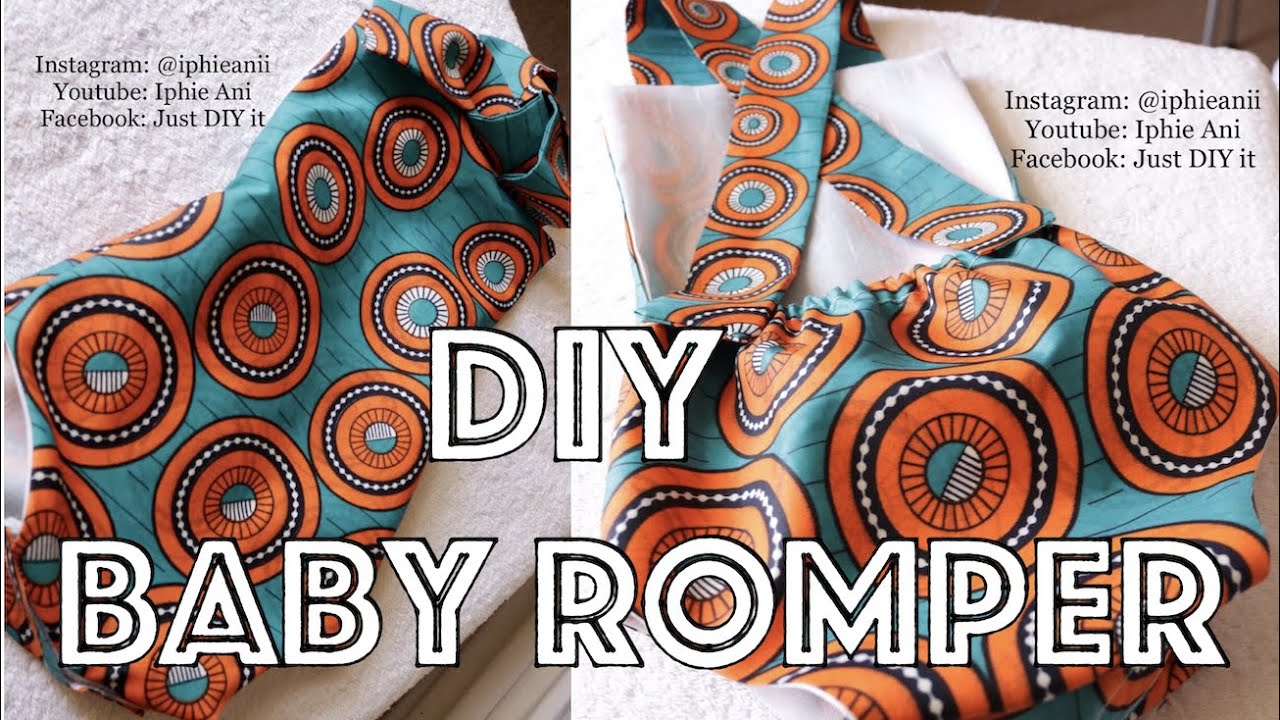 🧵✂️HOW TO MAKE A BABY ROMPER|TUTORIAL|IPHIE ANI 🧵✂️