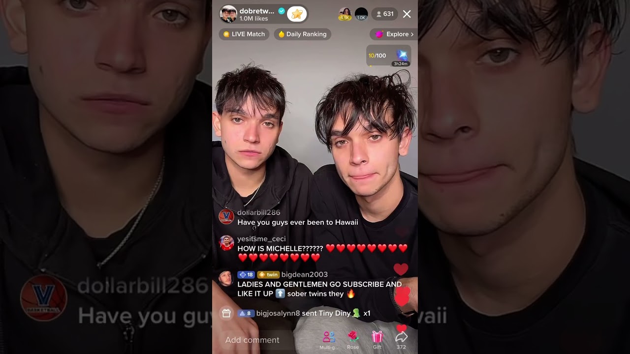 DOBRE TWINS BATTLE LIVE!!! #trending #tiktok #shorts