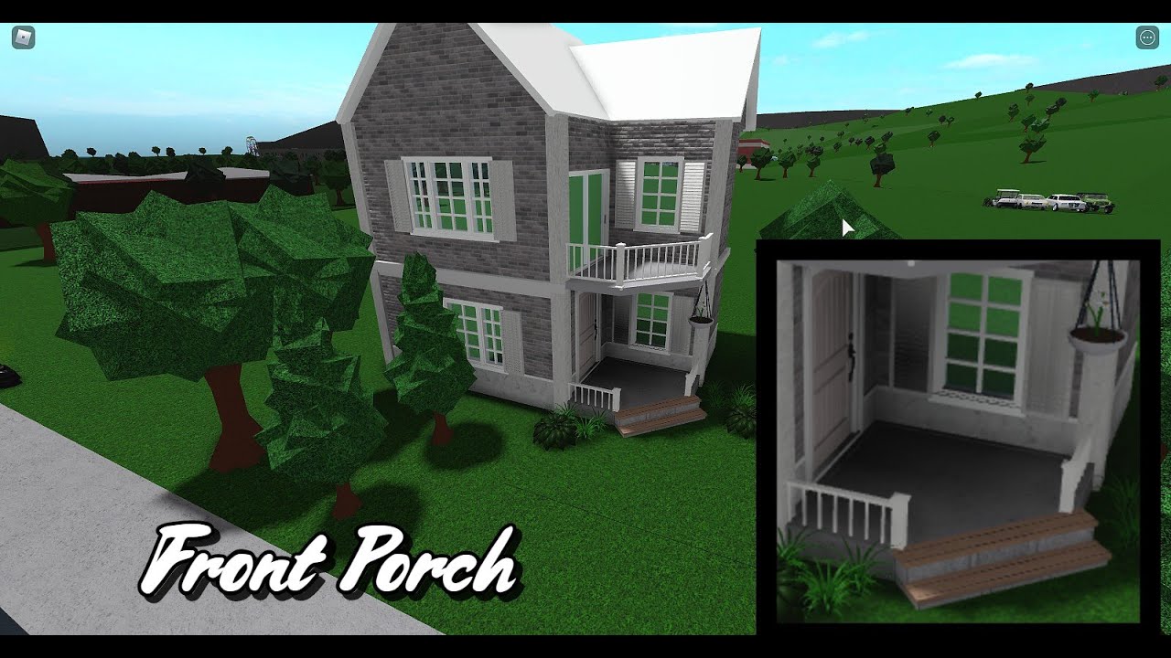 How To Build A Front Porch In Bloxburg