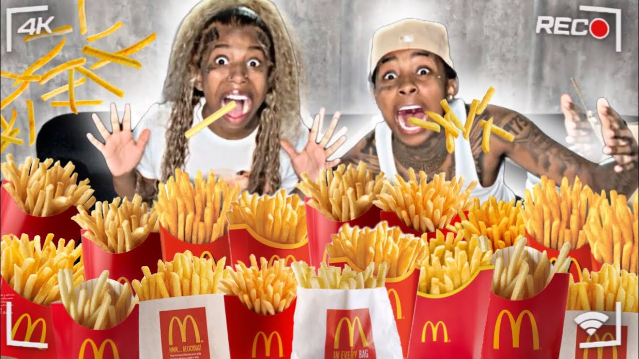 LAST TO STOP EATING 10,000 FRIES 🍟 WINS $1,000‼️