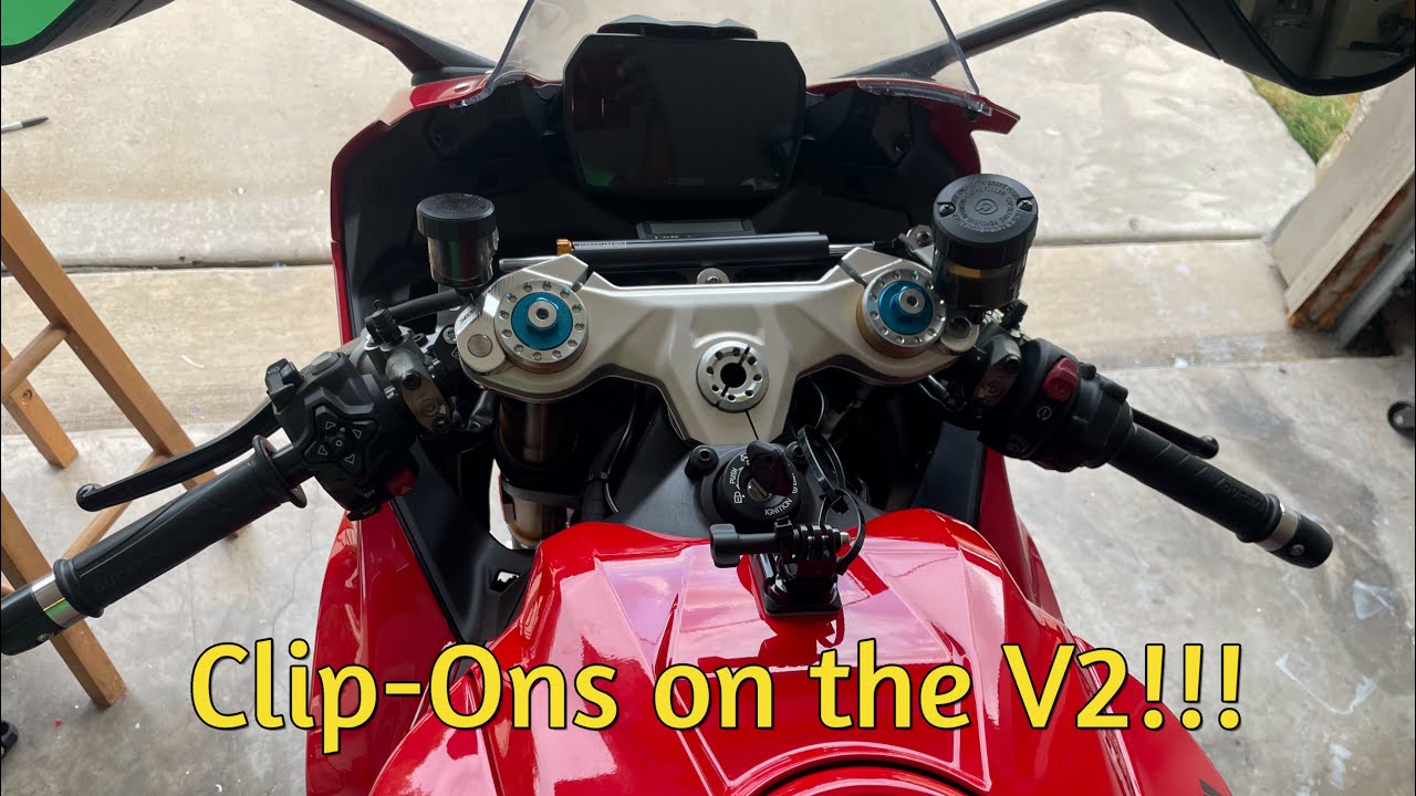 Panigale V2 Clip On Installation