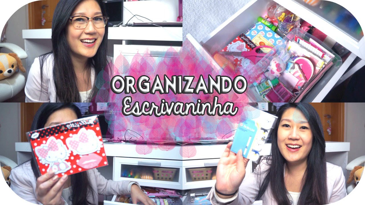 Organizando Escrivaninha ❤️ Gavetas pt 1