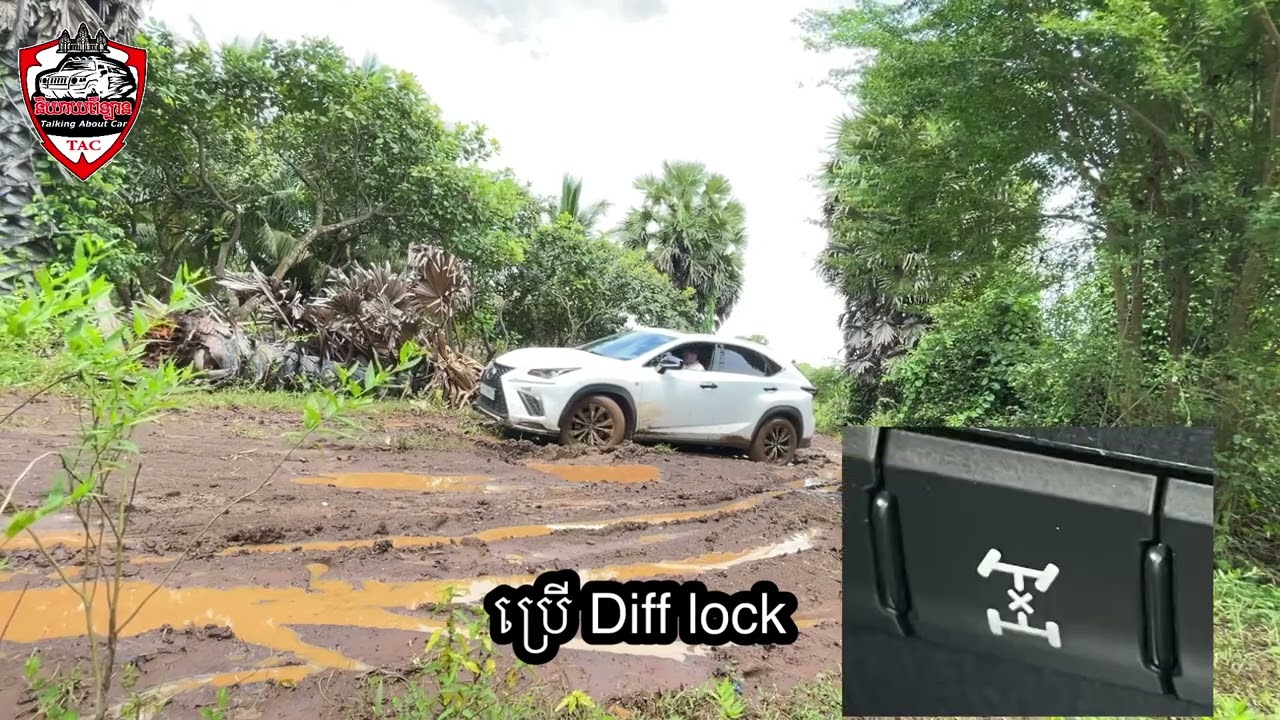 Lexus nx300 awd diff lock off-road test