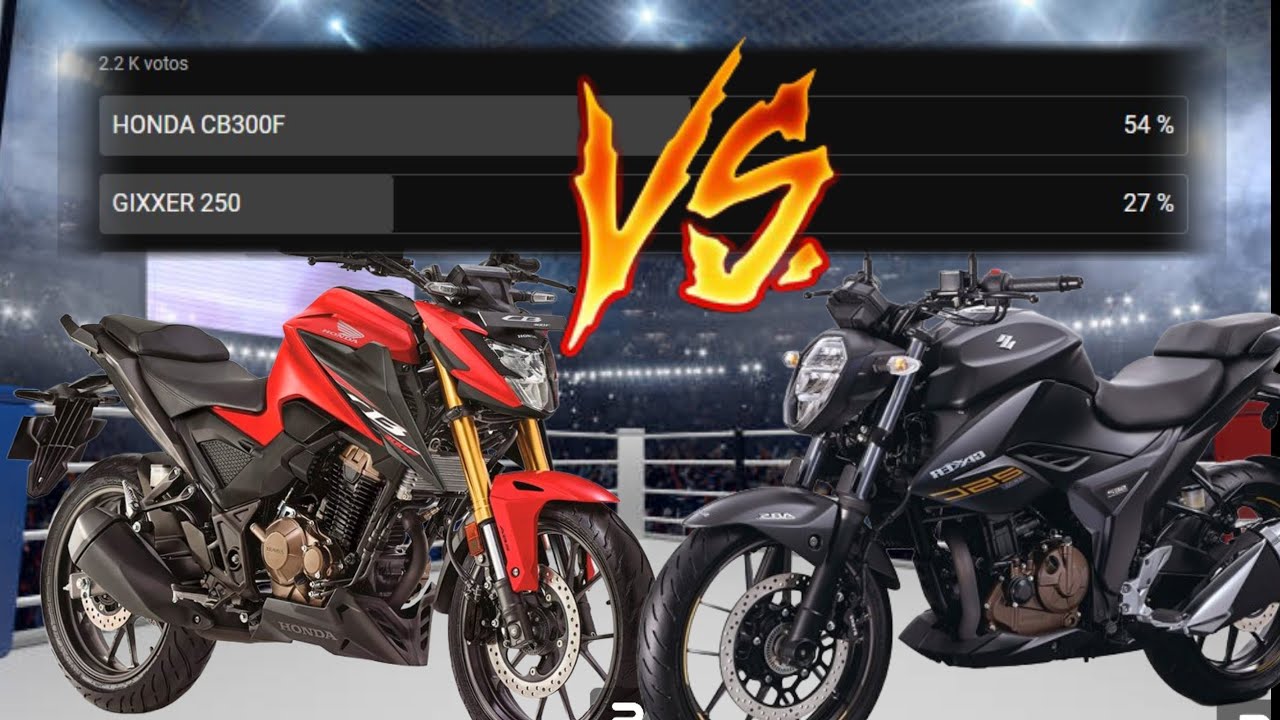 Honda CB300F - vs - GIXXER 250 | velocidad | consumo | la ganadora es ...