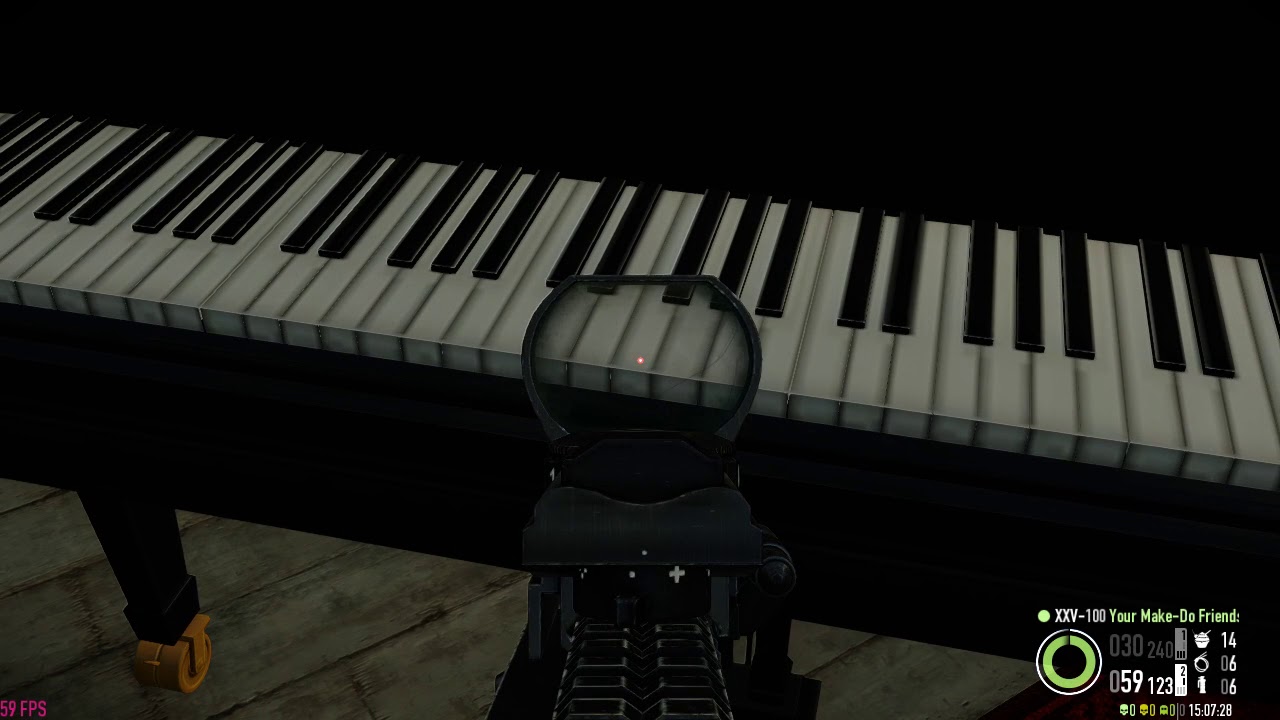 Payday 2 Secret Piano Puzzle Solution