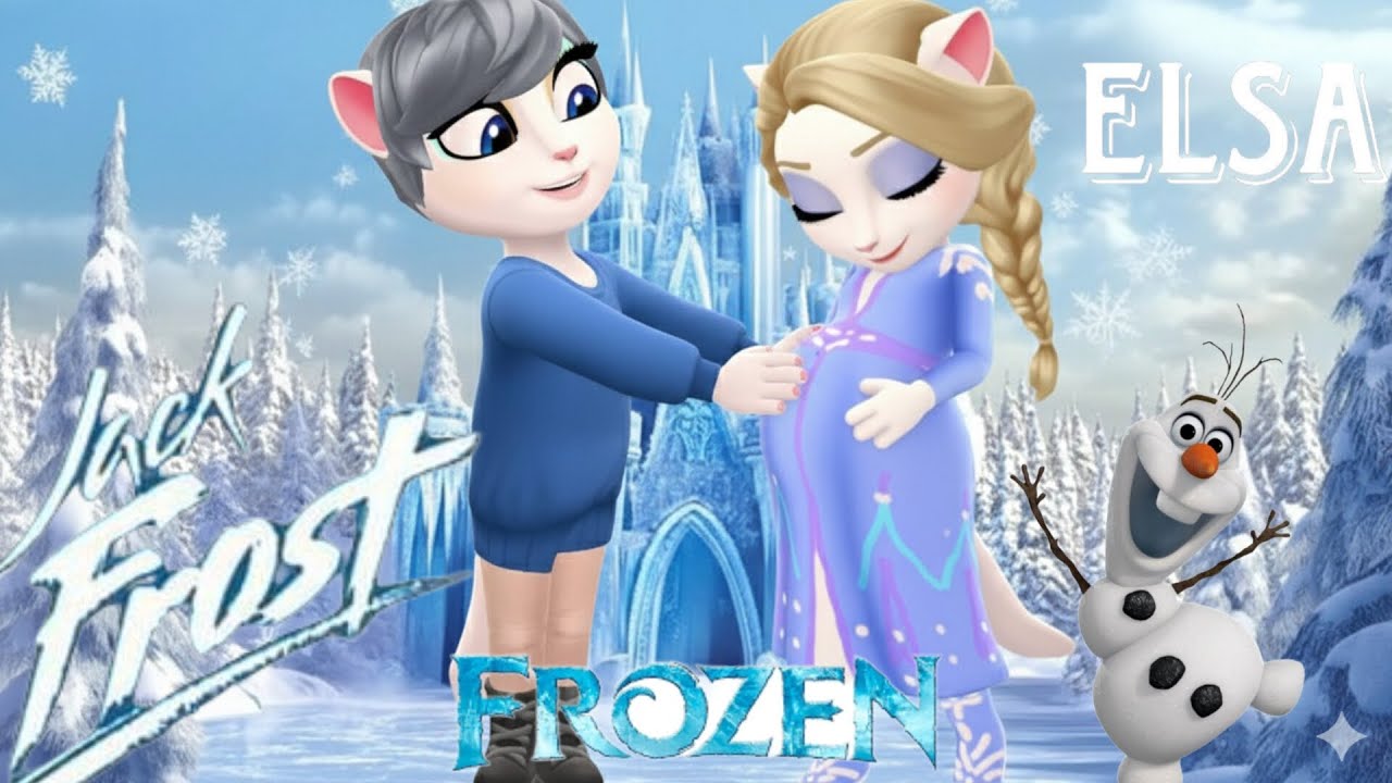 My Talking Angela 2 | ❄️ Frozen | Pregnant Elsa With Jack Frost | New Update Cosplay!