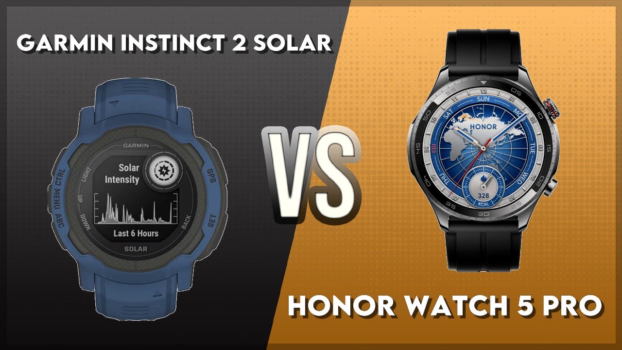 Garmin Instinct 2 Solar vs Honor Watch 5 Pro Comparison