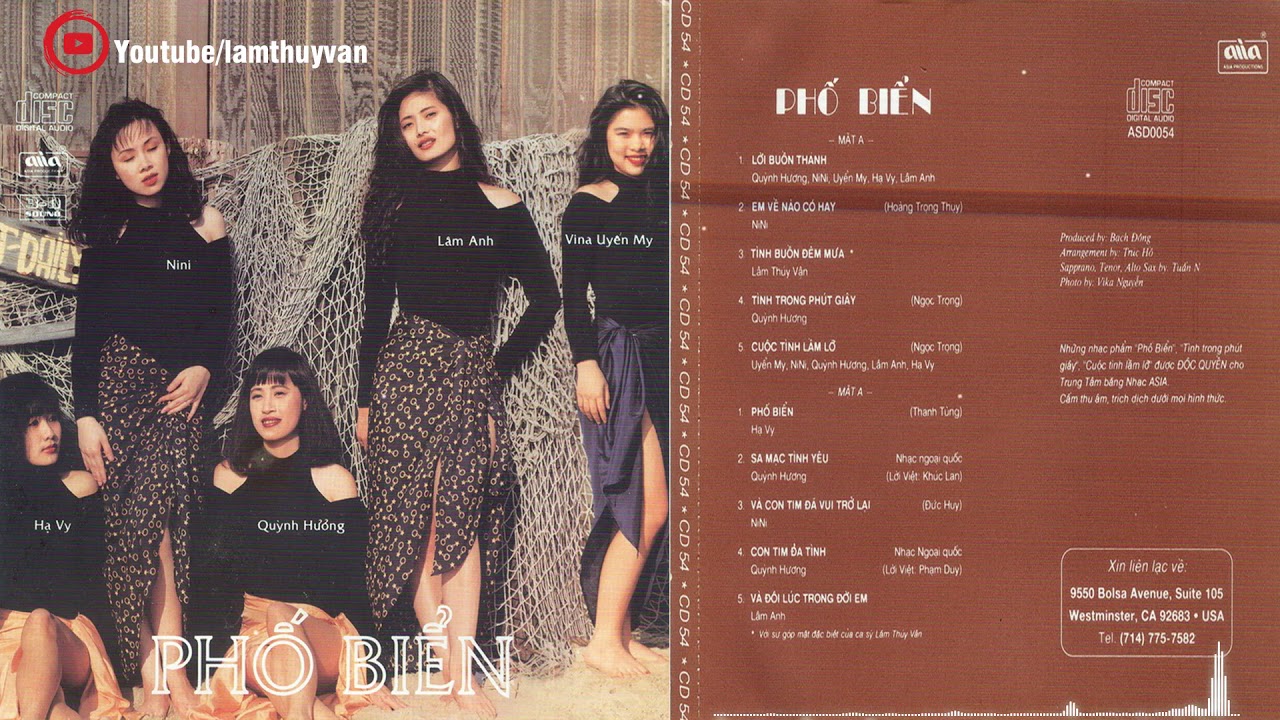 Phố Biển - Asia CD54 | Lâm Thúy Vân, Hạ Vy, Quỳnh Hương, Nini, Uyển My, Lâm Anh
