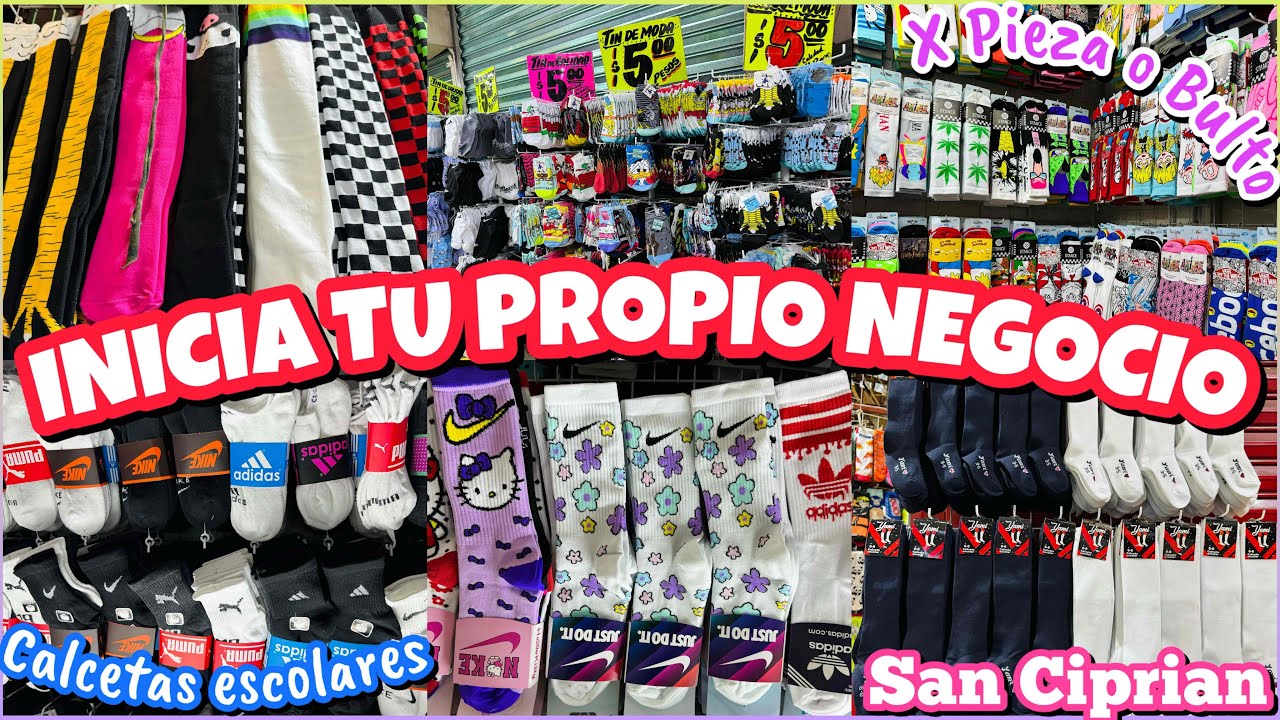 🧦CALCETINES súper BARATOS, TINES, calcetas ESCOLARES / INICIA TU NEGOCIO / “TIN LOCO” / SAN CIPRIAN