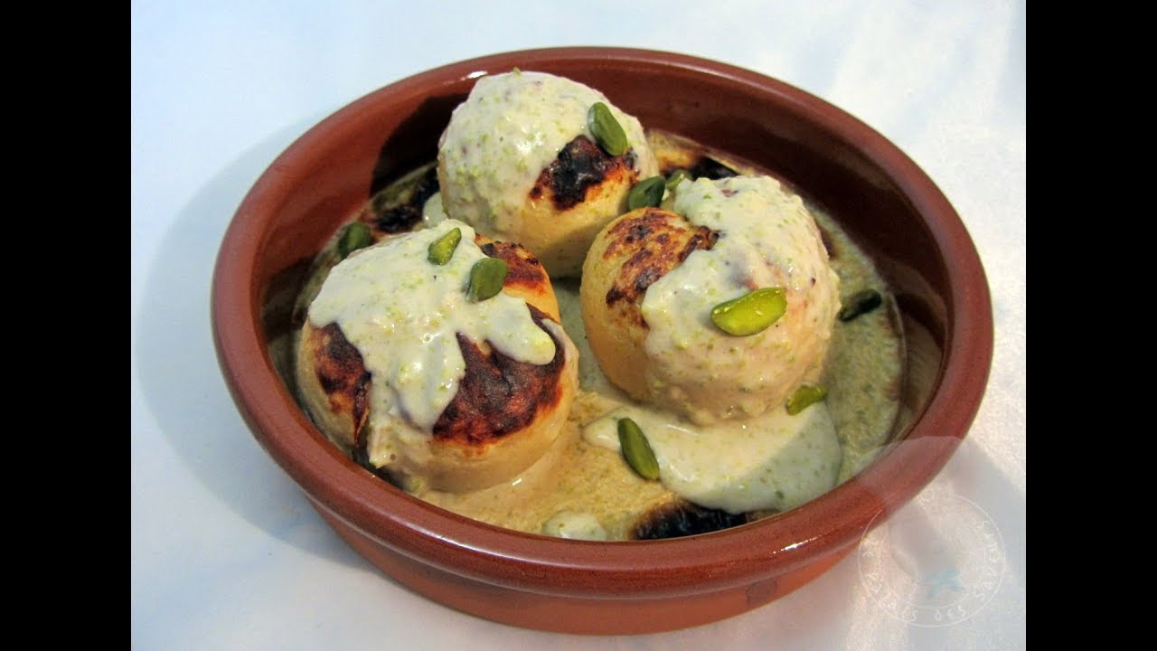 Recette du boudin blanc, crème de pistache